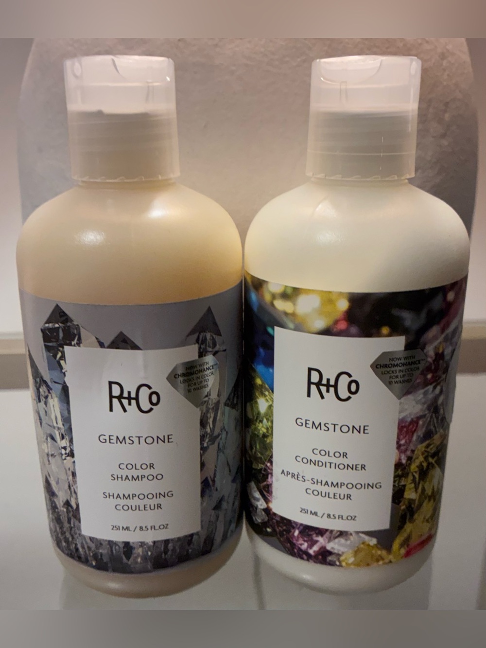 R+Co GEMSTONE Color Shampoo & Conditioner Set 8.5 oz NEW